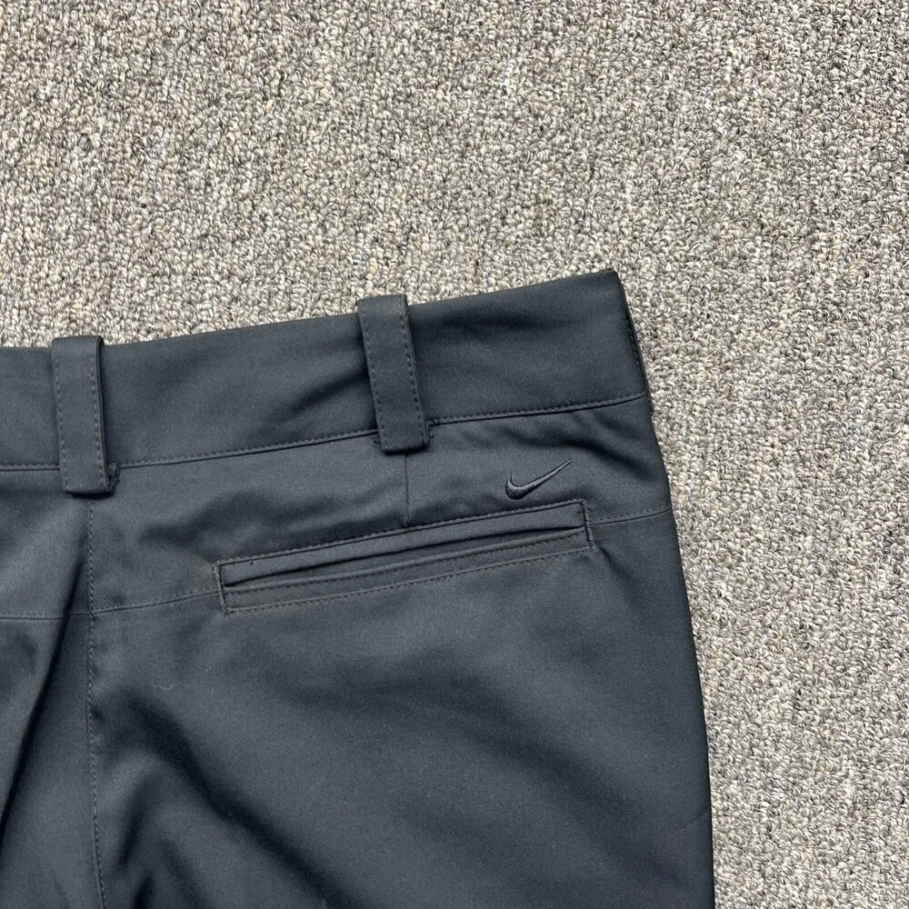 Nike‎ Golf Pants Size 2 Womens Black 28 x 25 Athletic Pants Dri Tour Performance